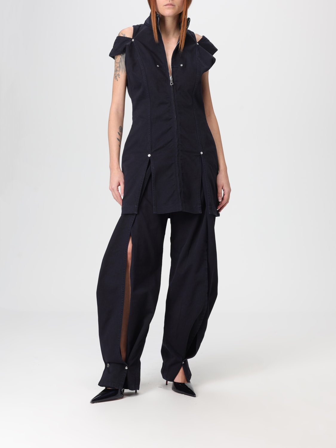 JEAN PAUL GAULTIER JEANS: Jeans woman Jean Paul Gaultier, Blue - Img 2