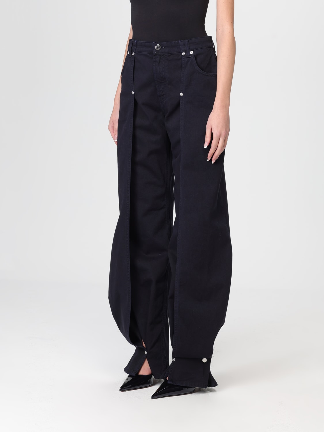 JEAN PAUL GAULTIER JEANS: Jeans woman Jean Paul Gaultier, Blue - Img 4