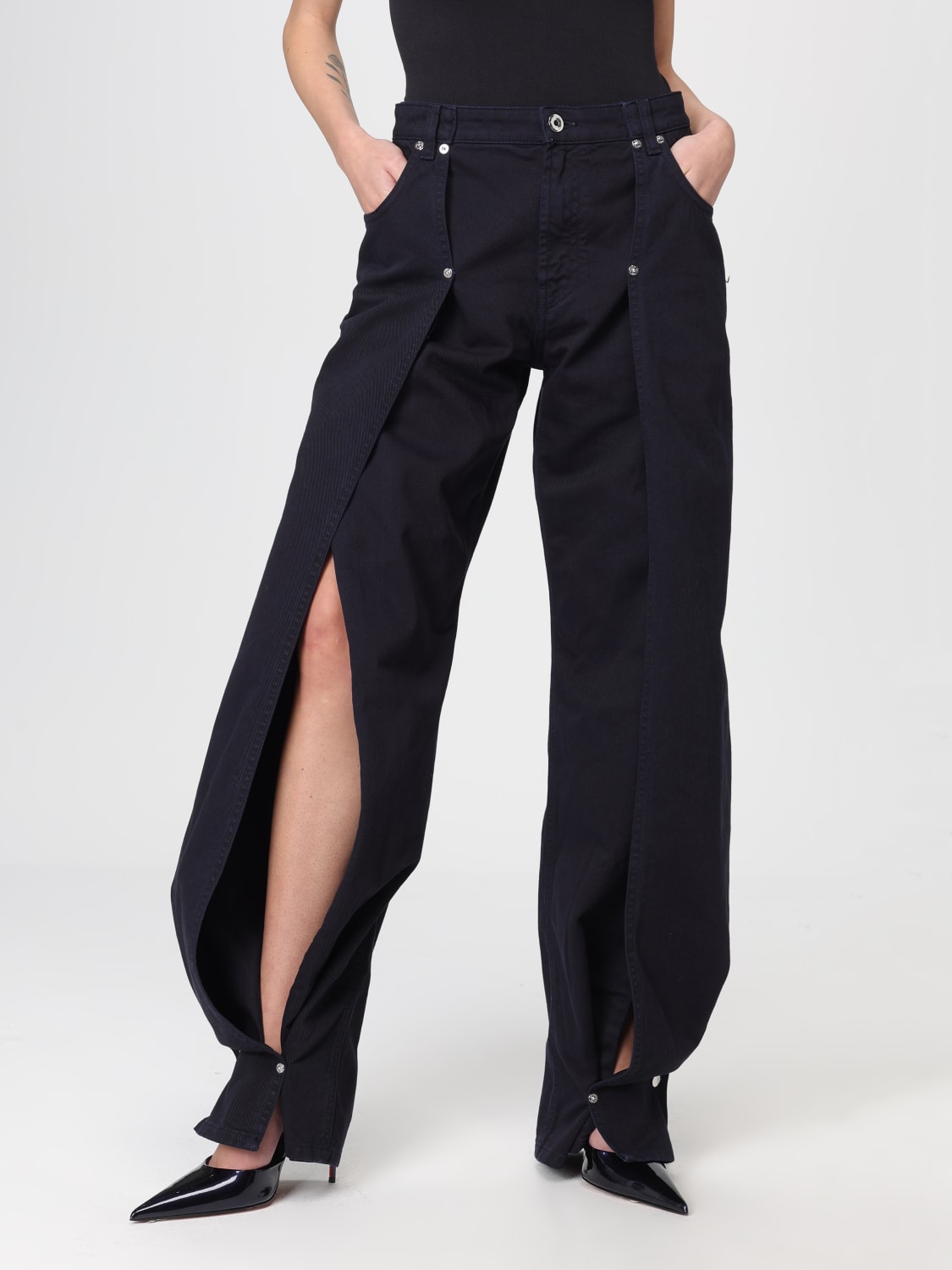 JEAN PAUL GAULTIER JEANS: Jeans woman Jean Paul Gaultier, Blue - Img 5