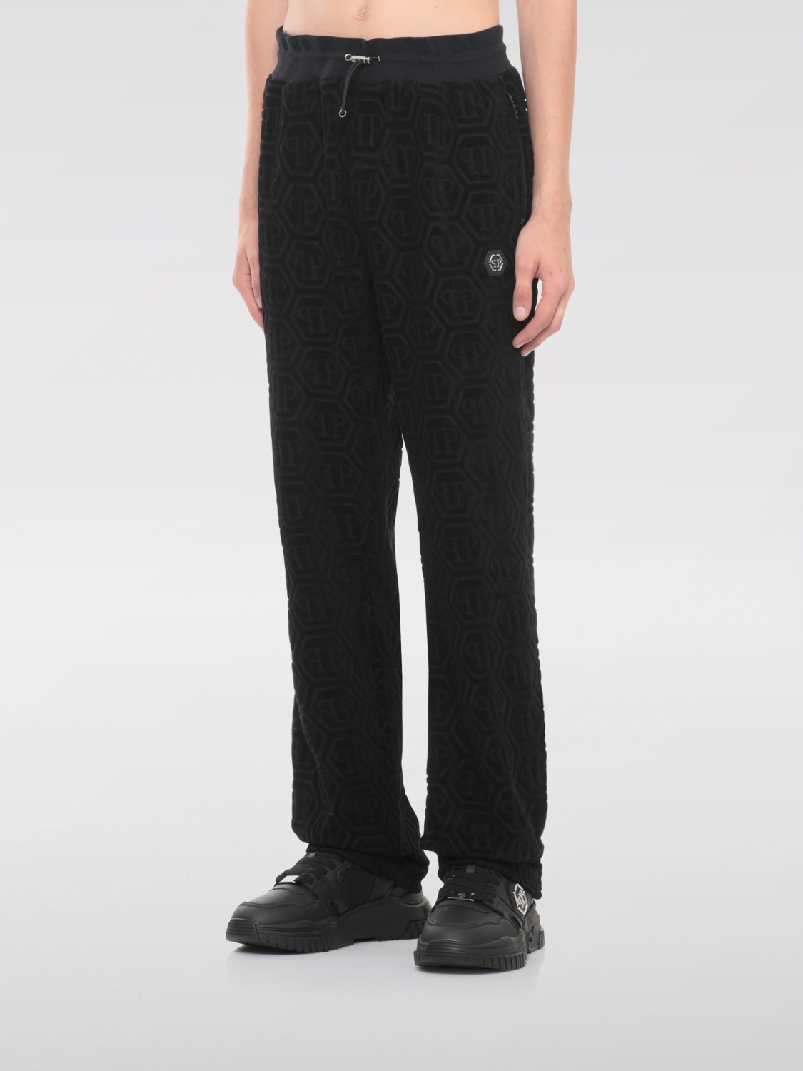 PHILIPP PLEIN PANTS: Pants men Philipp Plein, Black - Img 1