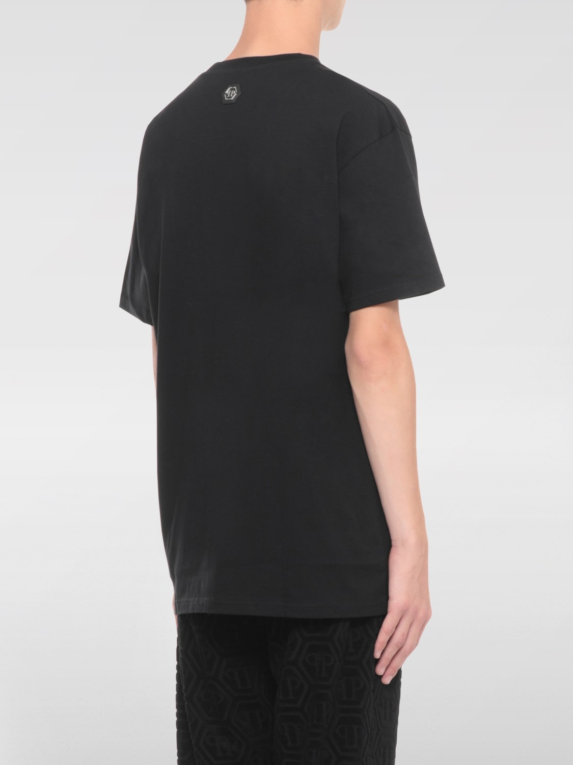 PHILIPP PLEIN T-SHIRT: T-shirt herren Philipp Plein, Schwarz - Img 3