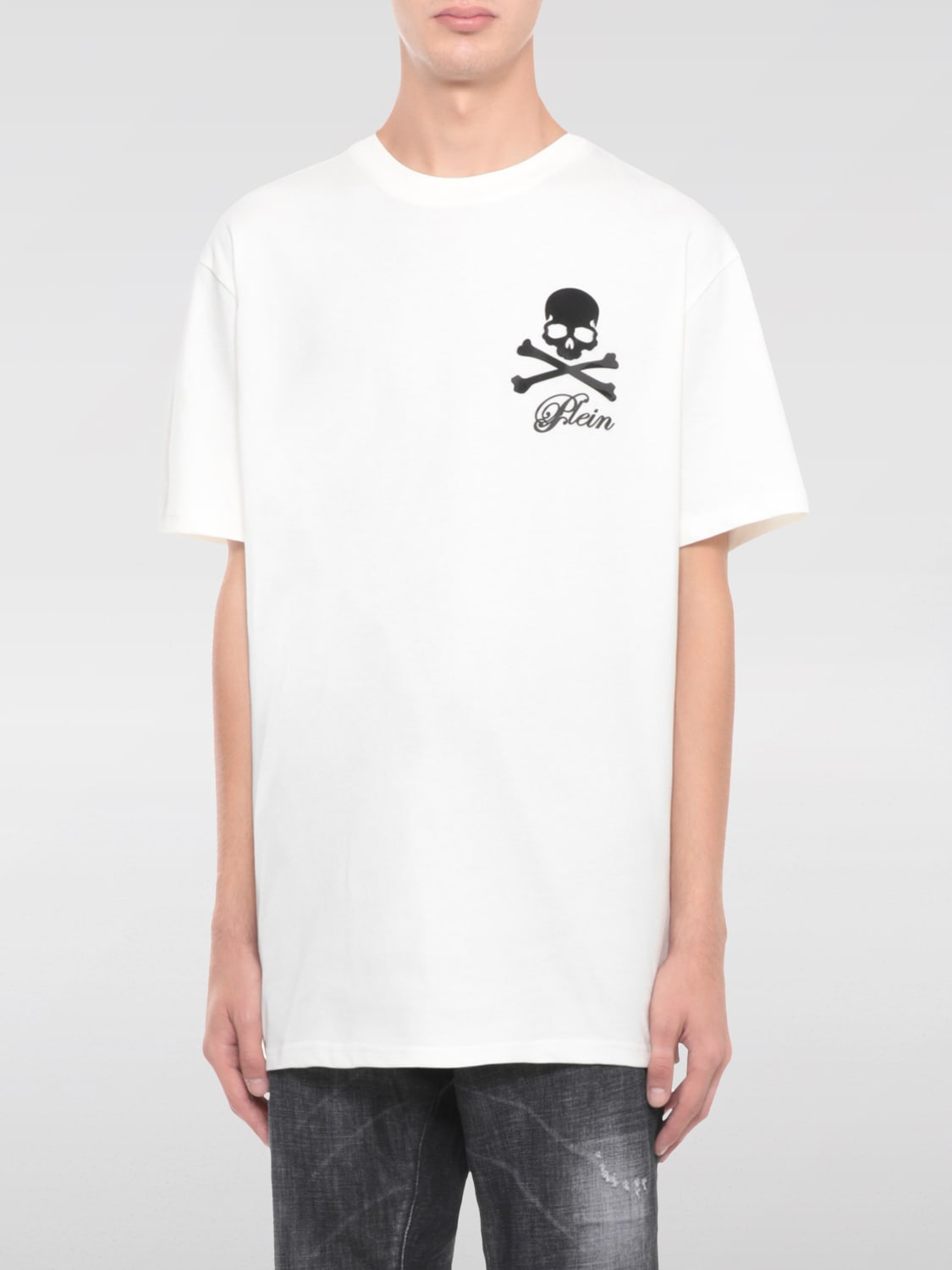PHILIPP PLEIN T-SHIRT: T-shirt men Philipp Plein, White 1 - Img 1