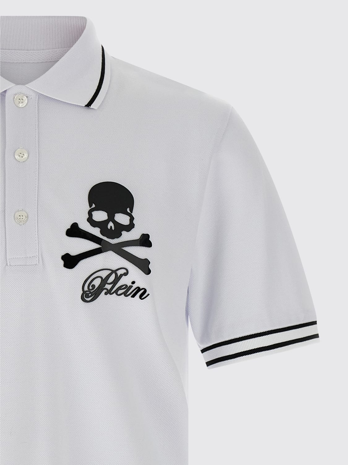 PHILIPP PLEIN POLO SHIRT: Polo shirt men Philipp Plein, White - Img 3
