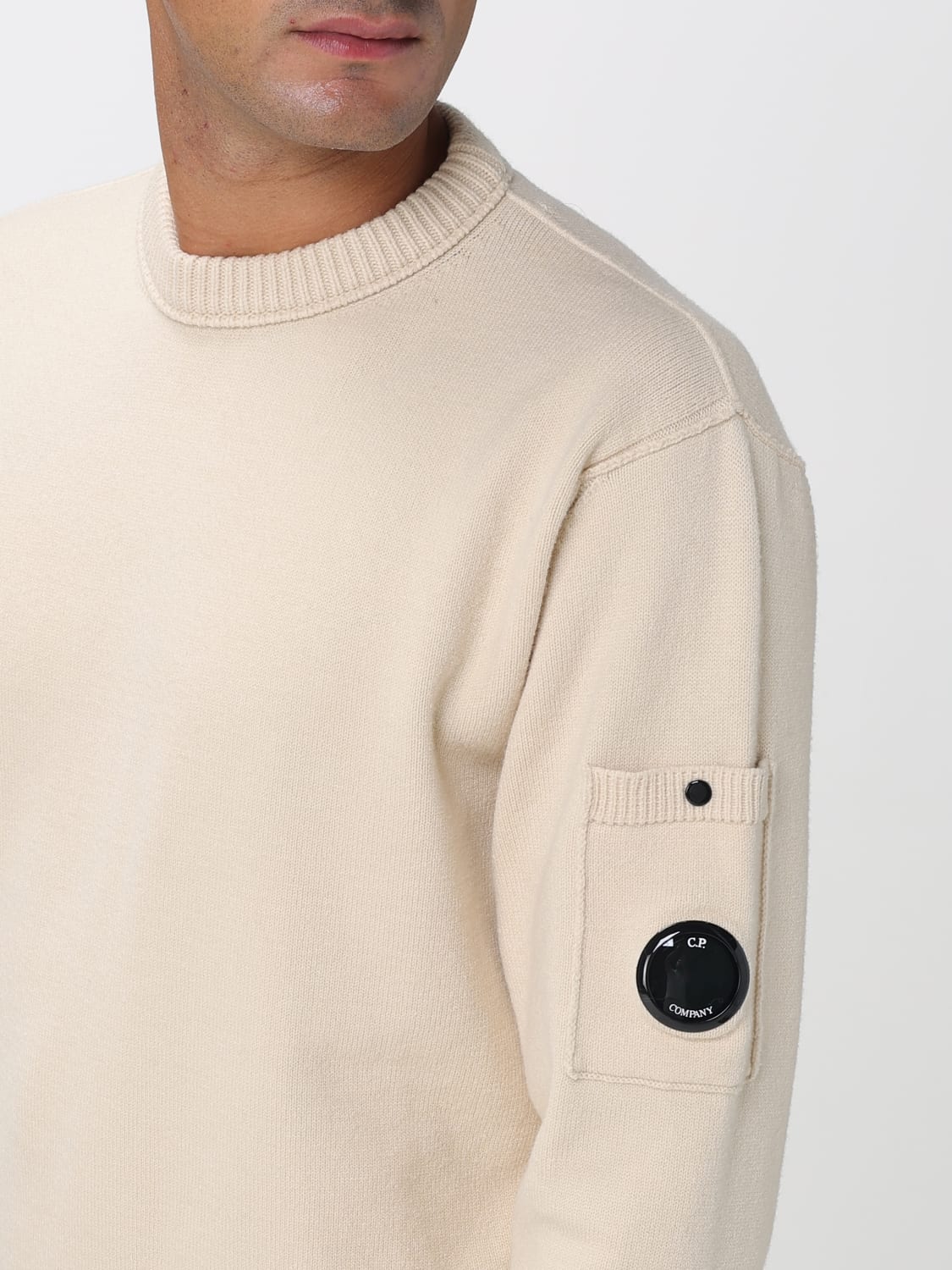 C.P. COMPANY SWEATER: Sweater men C.P. Company, Beige - Img 3