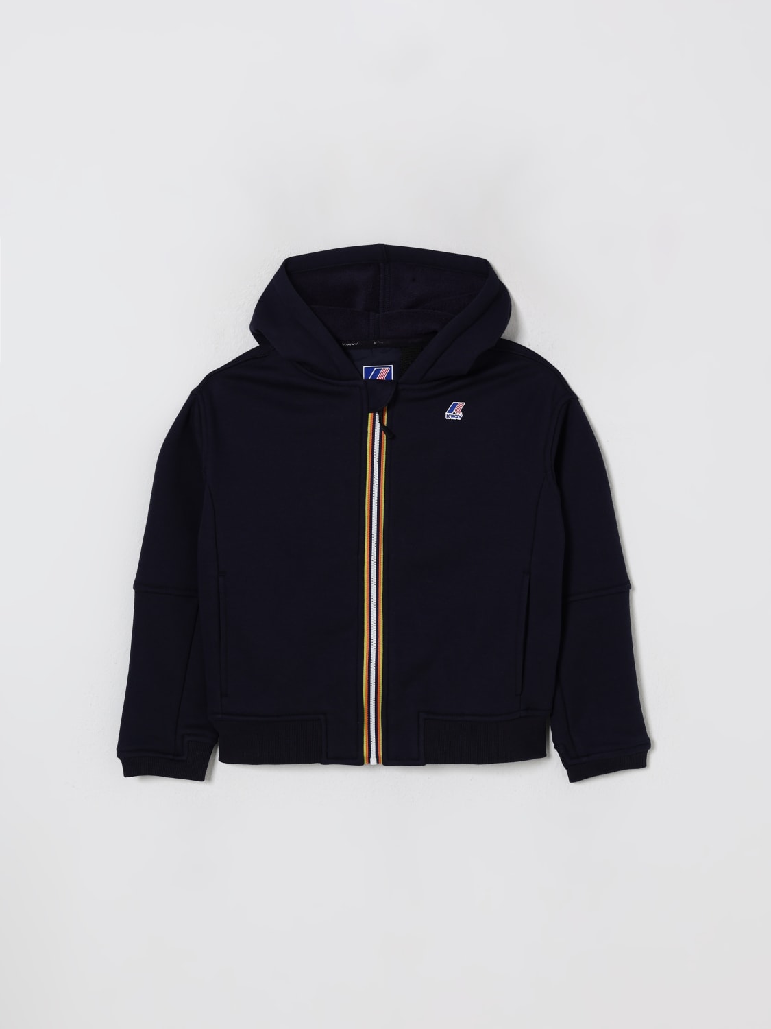 K-WAY JACKET: Jacket kids K-way, Blue - Img 1