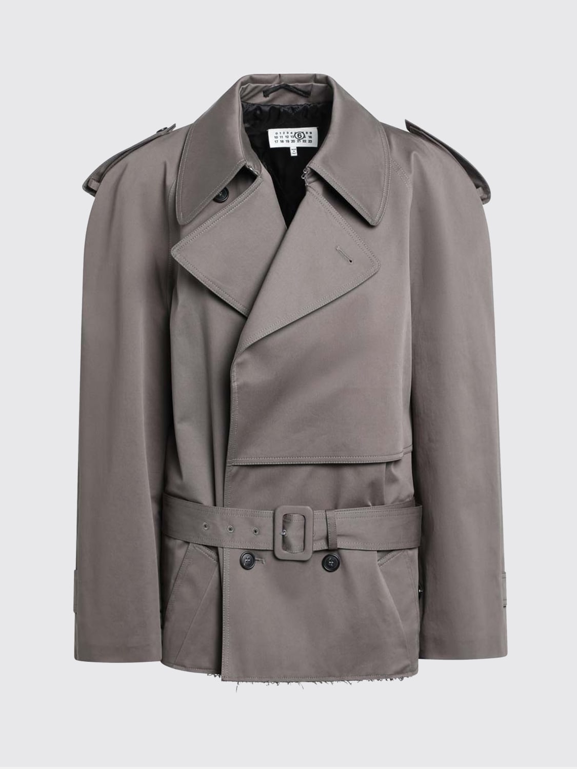 MM6 MAISON MARGIELA VESTE: Blazer femme Mm6 Maison Margiela, Gris - Img 1
