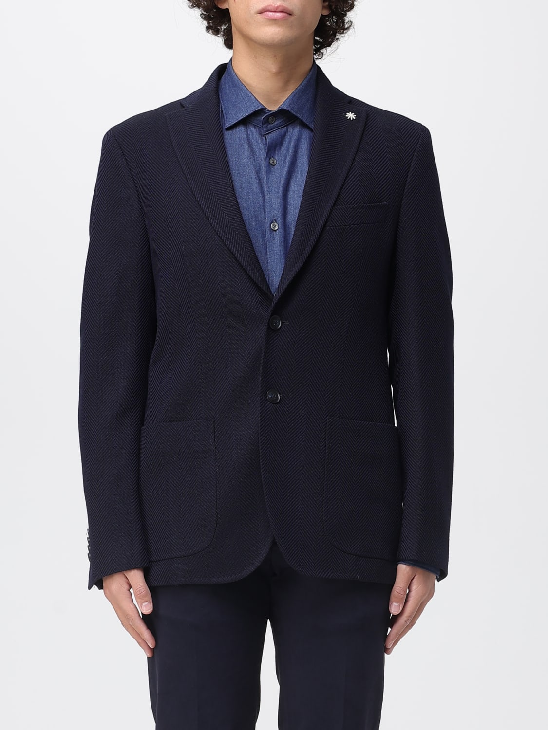 MANUEL RITZ VESTE: Blazer homme Manuel Ritz, Bleu - Img 1