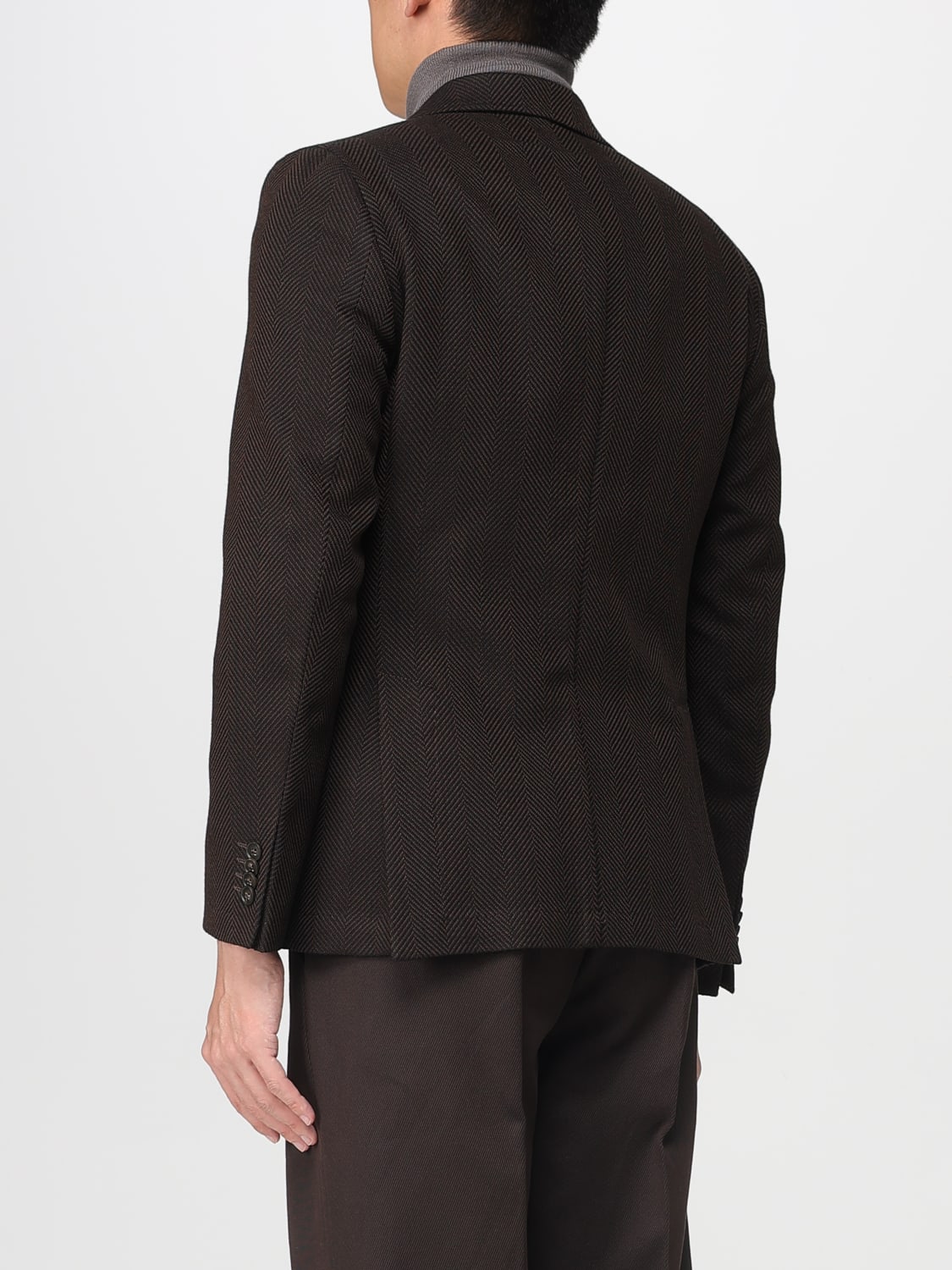 MANUEL RITZ CHAQUETA: Americana hombre Manuel Ritz, Marrón - Img 2