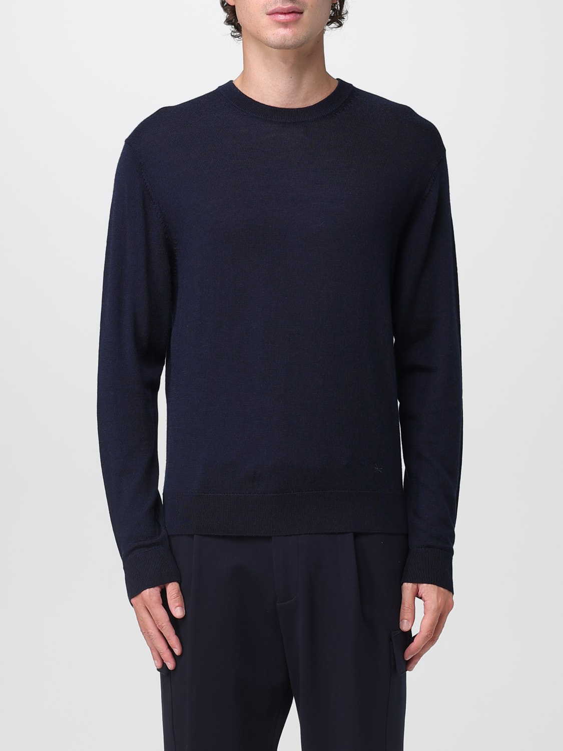 MANUEL RITZ セーター: セーター メンズ Manuel Ritz, ブルー - Img 1