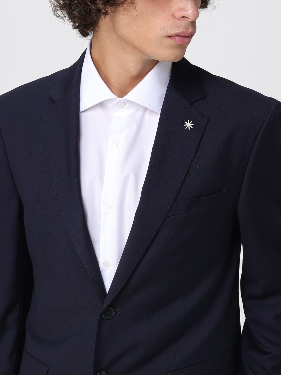 MANUEL RITZ ANZUG: Anzug herren Manuel Ritz, Blau - Img 5