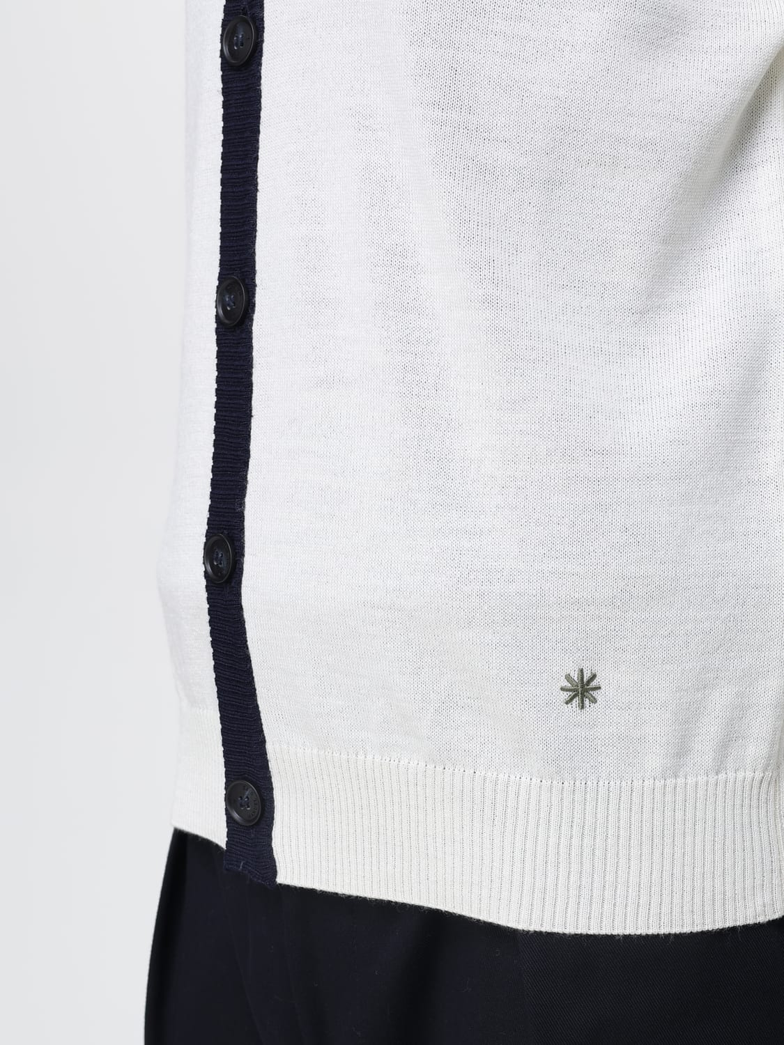 MANUEL RITZ SWEATER: Sweater men Manuel Ritz, White - Img 4