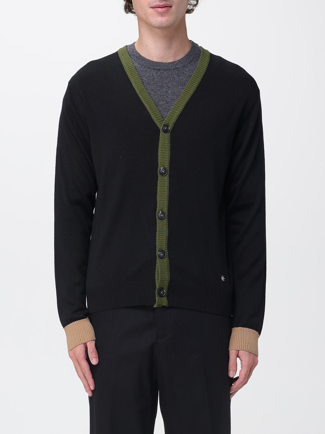 MANUEL RITZ SWEATER: Sweater men Manuel Ritz, Black - Img 1