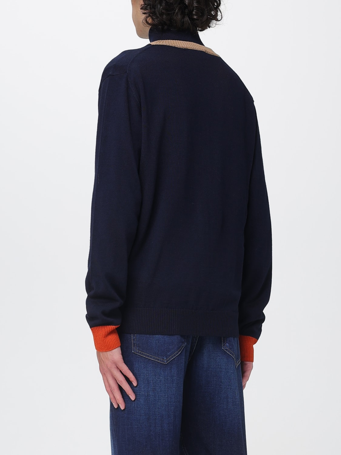 MANUEL RITZ SWEATER: Sweater men Manuel Ritz, Blue - Img 2