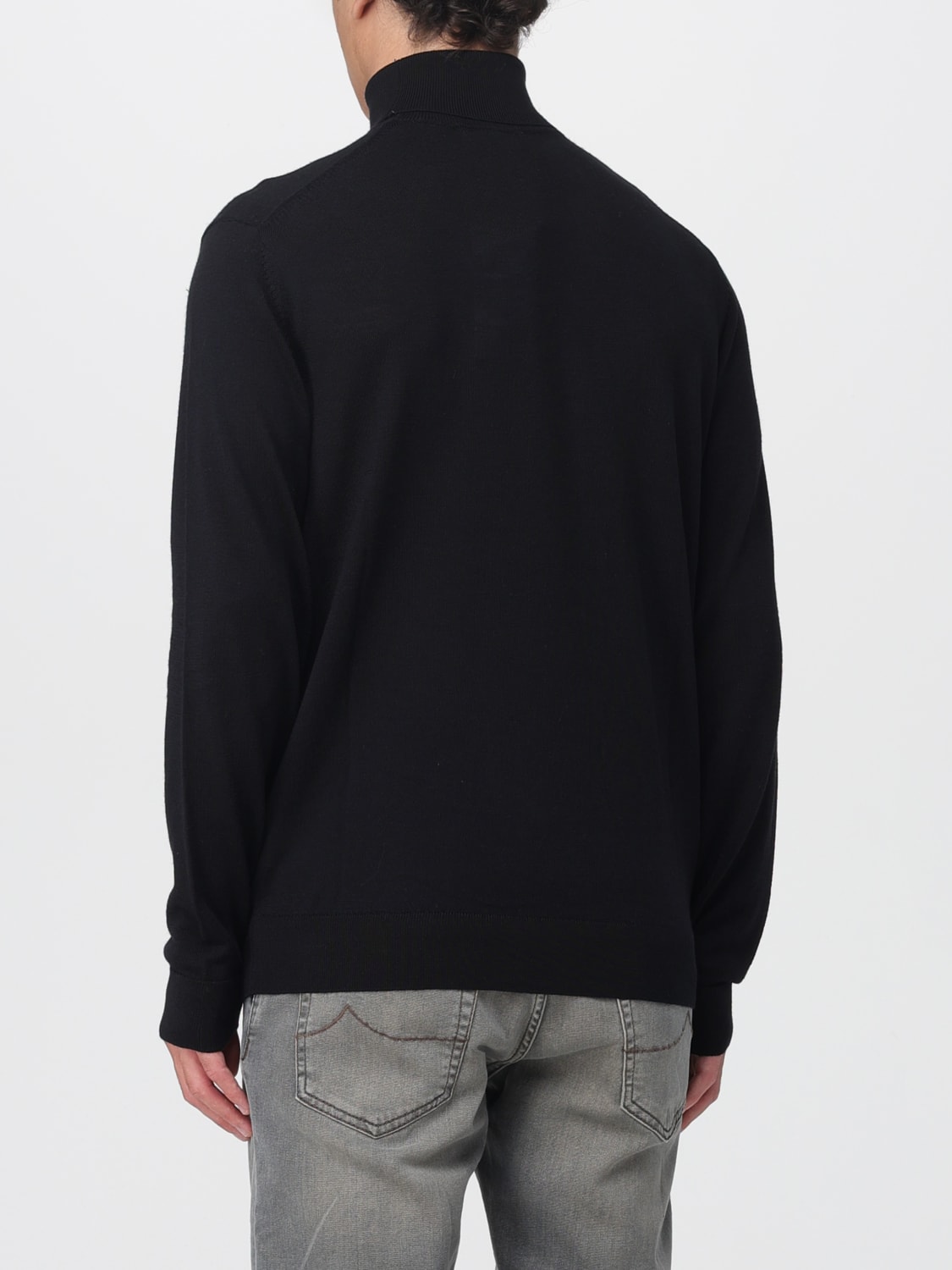 MANUEL RITZ SWEATER: Sweater men Manuel Ritz, Black - Img 2