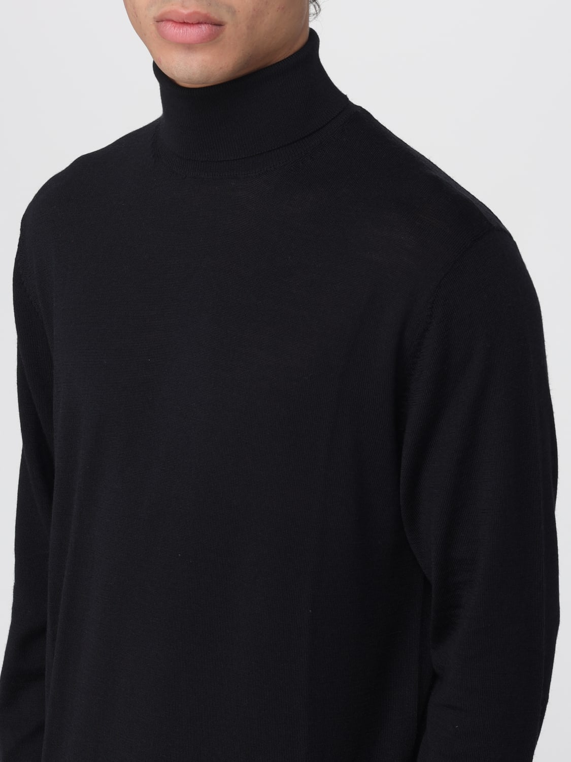 MANUEL RITZ SWEATER: Sweater men Manuel Ritz, Black - Img 3