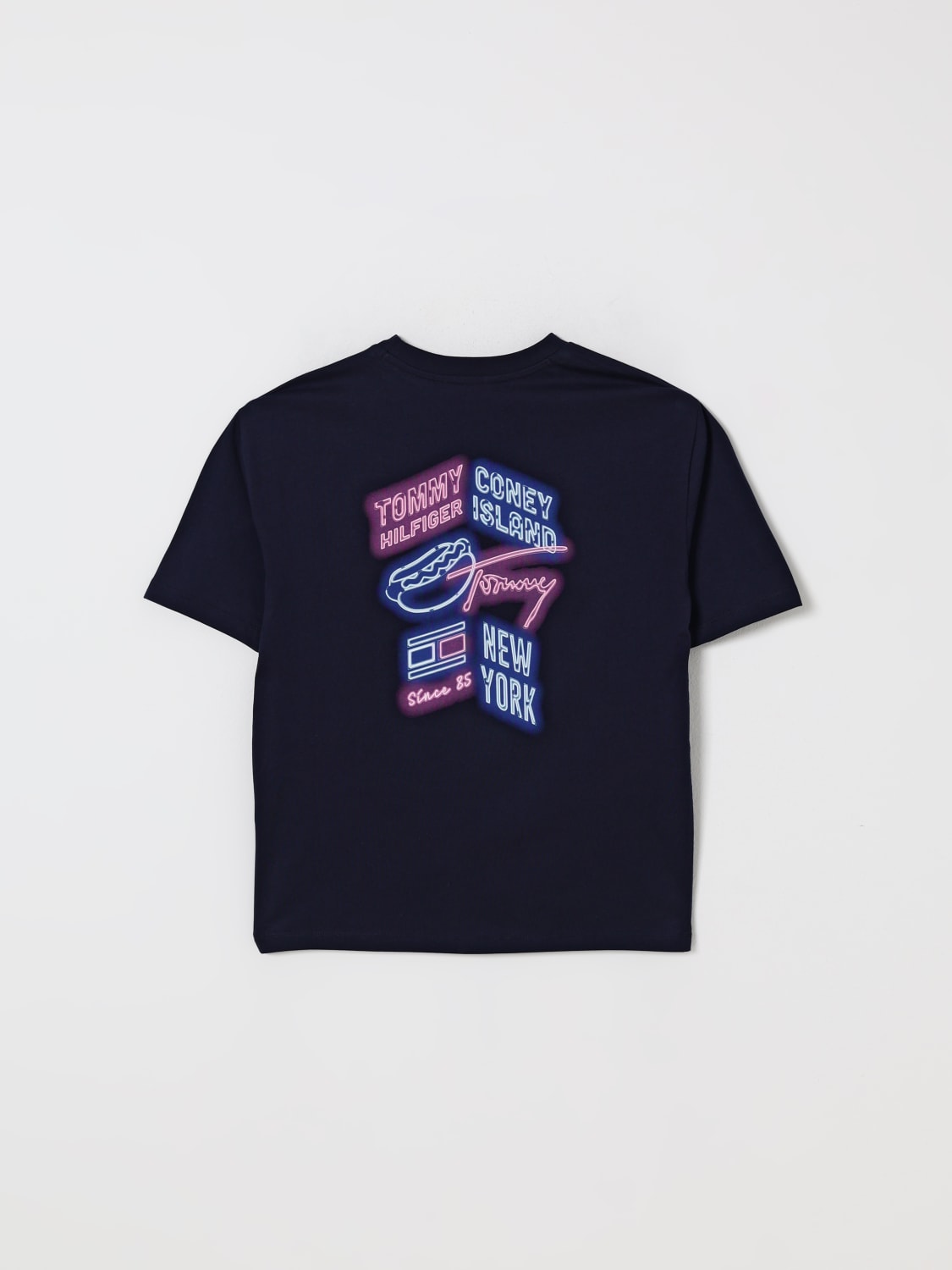 TOMMY HILFIGER CAMISETA: Camiseta niños Tommy Hilfiger, Azul Oscuro - Img 2
