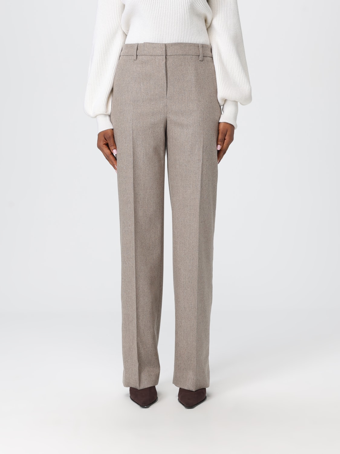 PT TORINO PANTS: Pants woman Pt Torino, Beige - Img 1