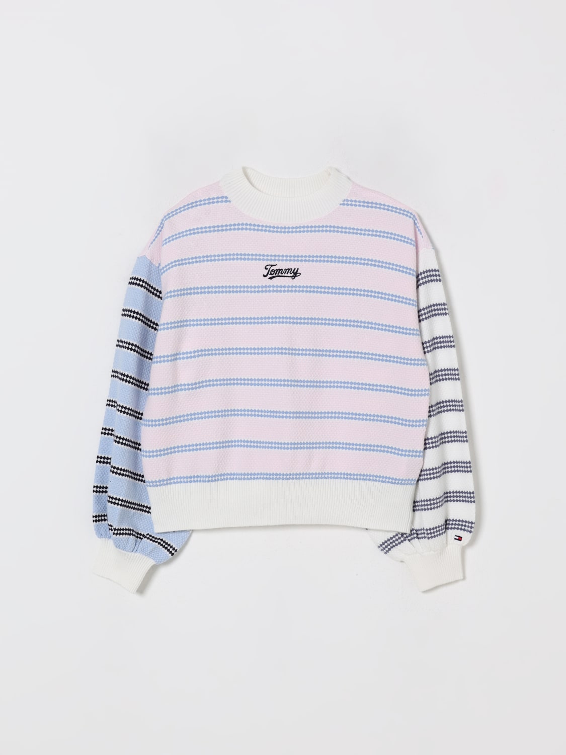 TOMMY HILFIGER SWEATER: Sweater kids Tommy Hilfiger, Multicolor - Img 1