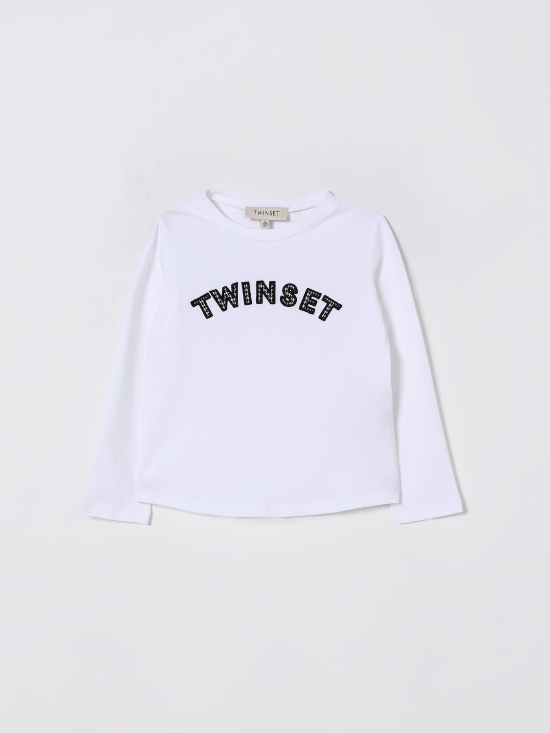 TWINSET T-SHIRT: T-shirt kids Twinset, White - Img 1