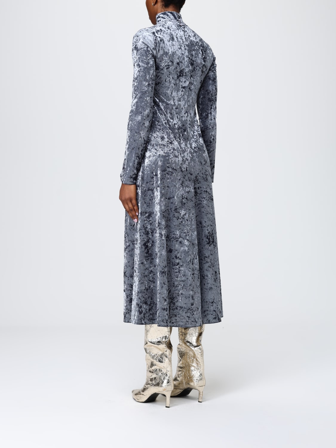 FORTE FORTE ROBE: Robes femme Forte Forte, Gris - Img 3