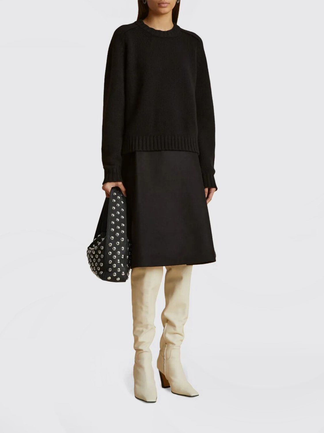 KHAITE SHOULDER BAG: Shoulder bag woman Khaite, Black - Img 2