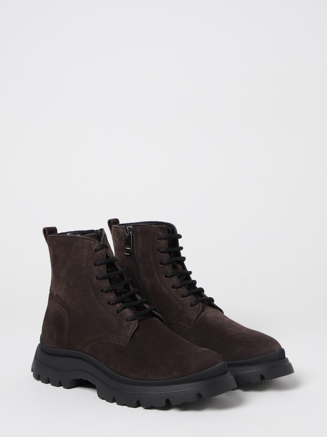HOGAN BOOT: Boots men Hogan, Brown - Img 2