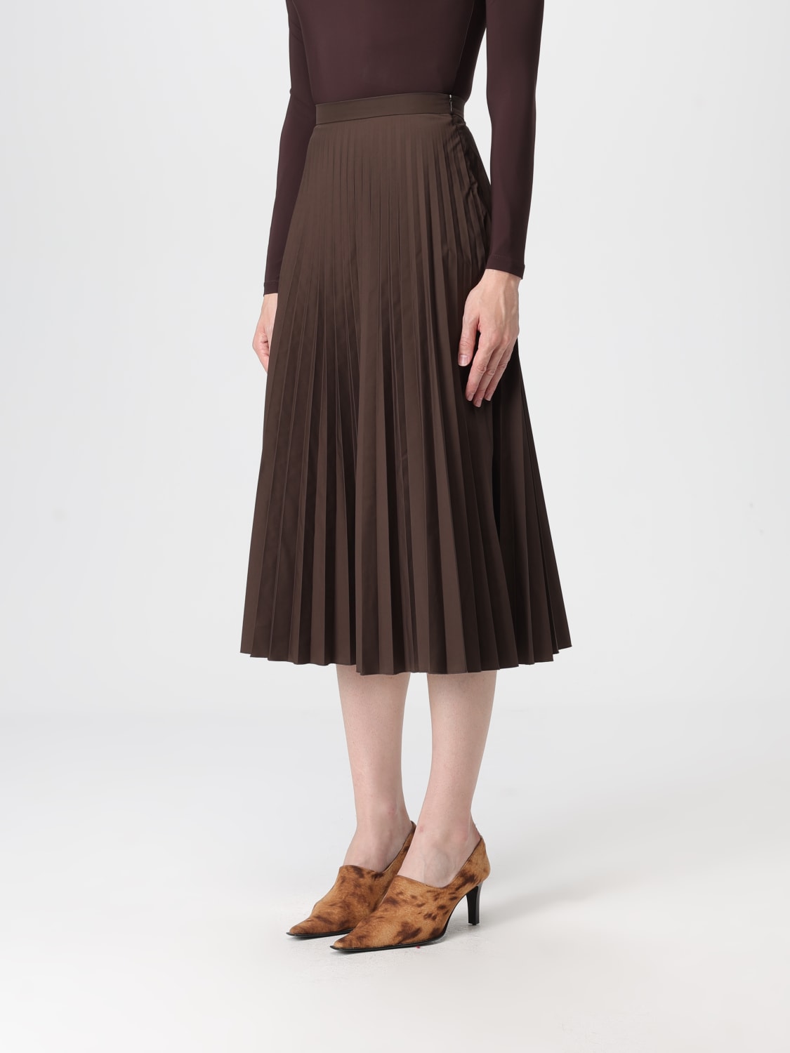 MM6 MAISON MARGIELA FALDA: Falda mujer Mm6 Maison Margiela, Marrón - Img 4