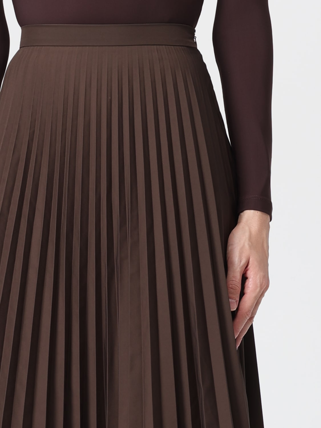 MM6 MAISON MARGIELA FALDA: Falda mujer Mm6 Maison Margiela, Marrón - Img 5