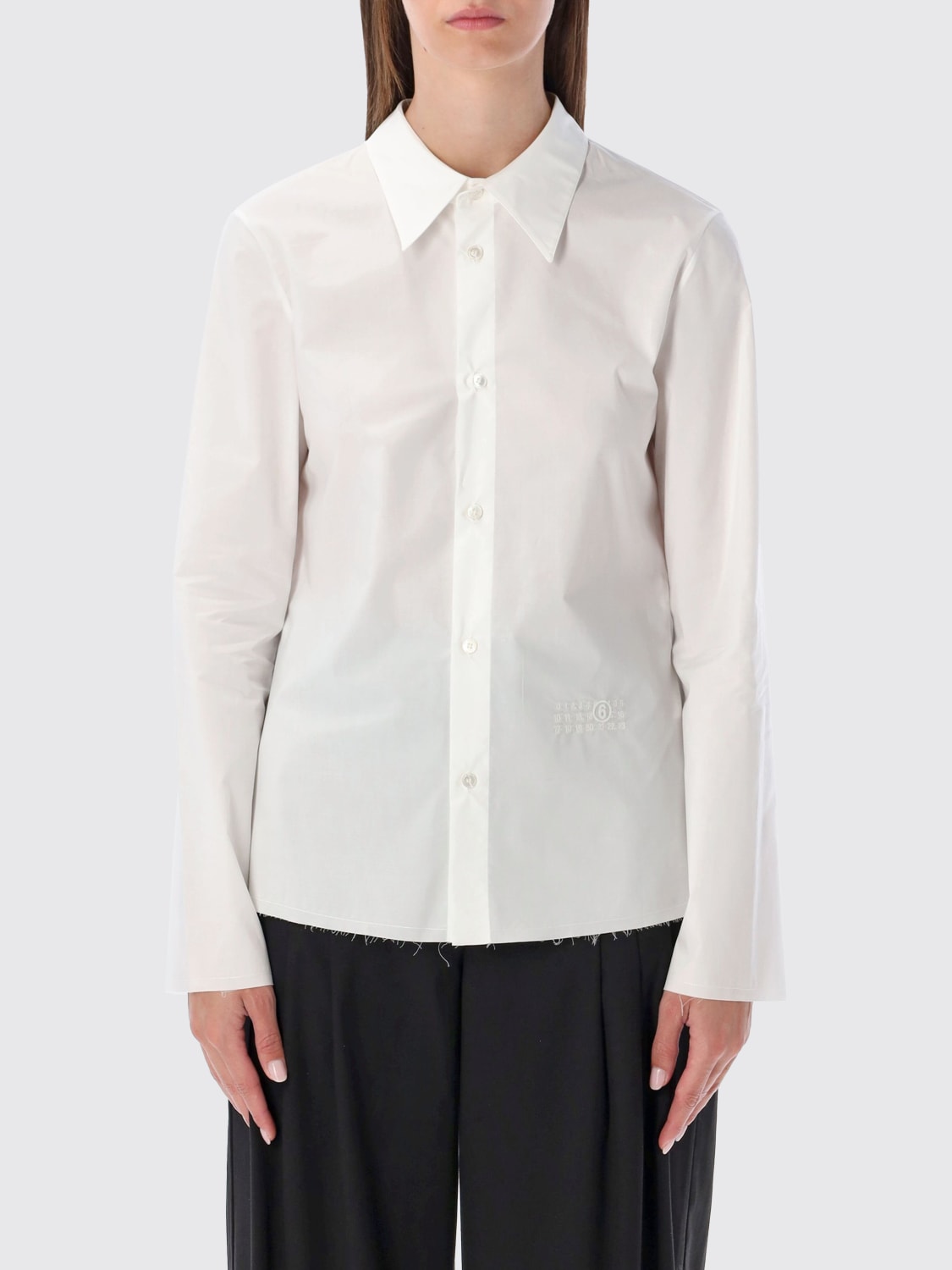 MM6 MAISON MARGIELA CAMISA: Camisa mujer Mm6 Maison Margiela, Blanco - Img 1
