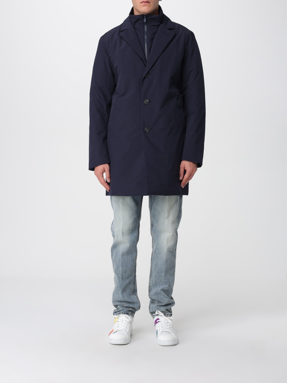 SAVE THE DUCK JACKET: Coat men Save The Duck, Blue - Img 1