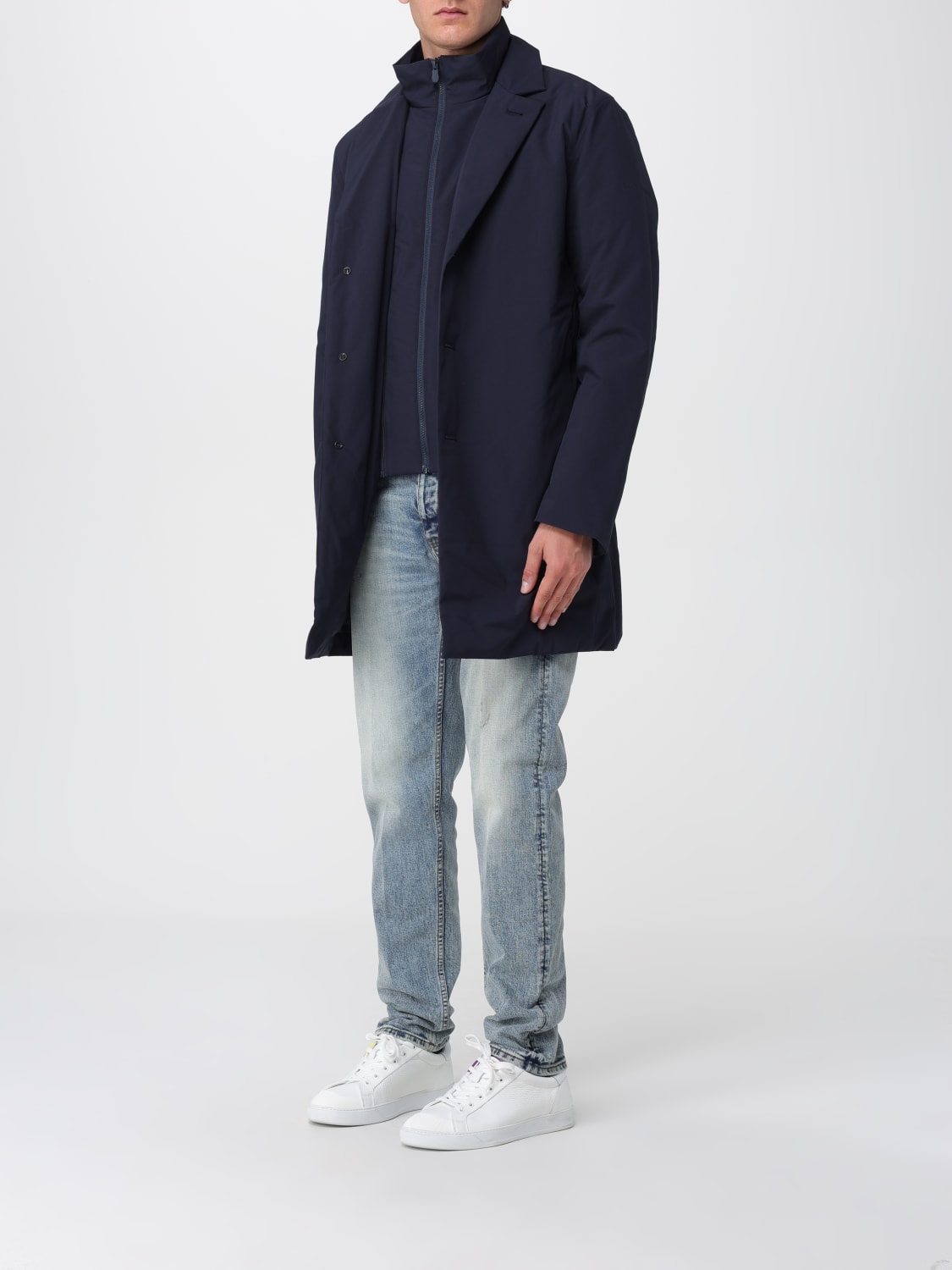 SAVE THE DUCK JACKET: Coat men Save The Duck, Blue - Img 3