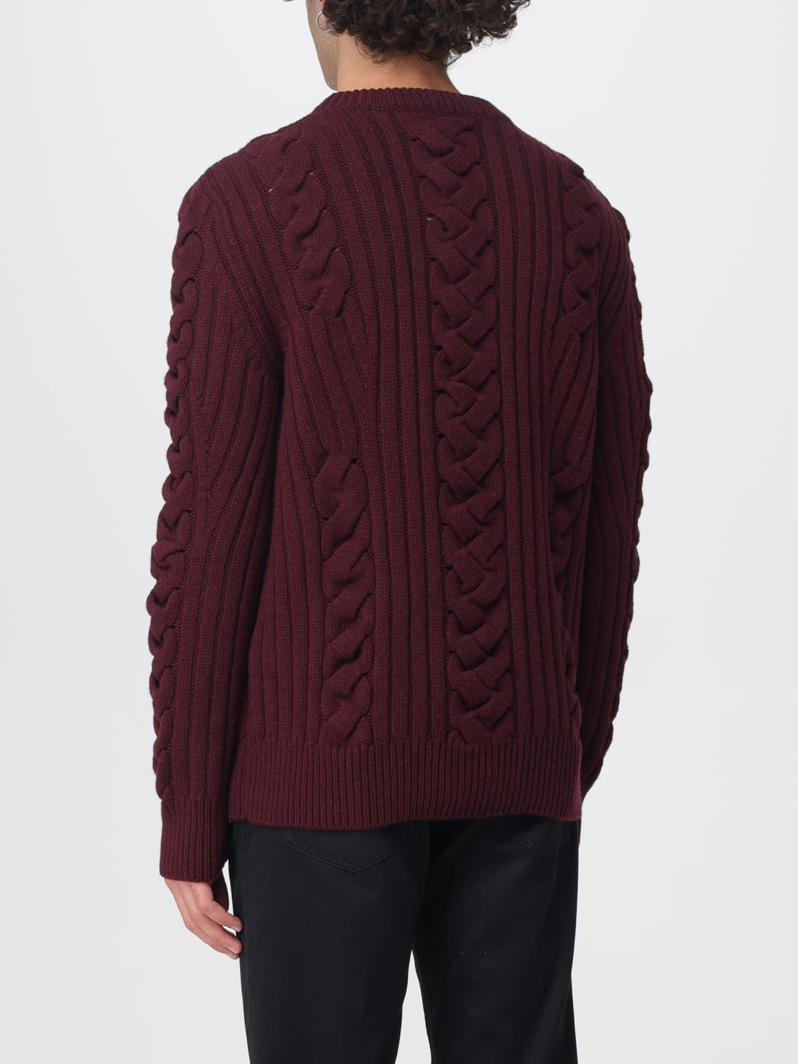 MCQUEEN SWEATER: Sweater men McQueen, Burgundy - Img 3