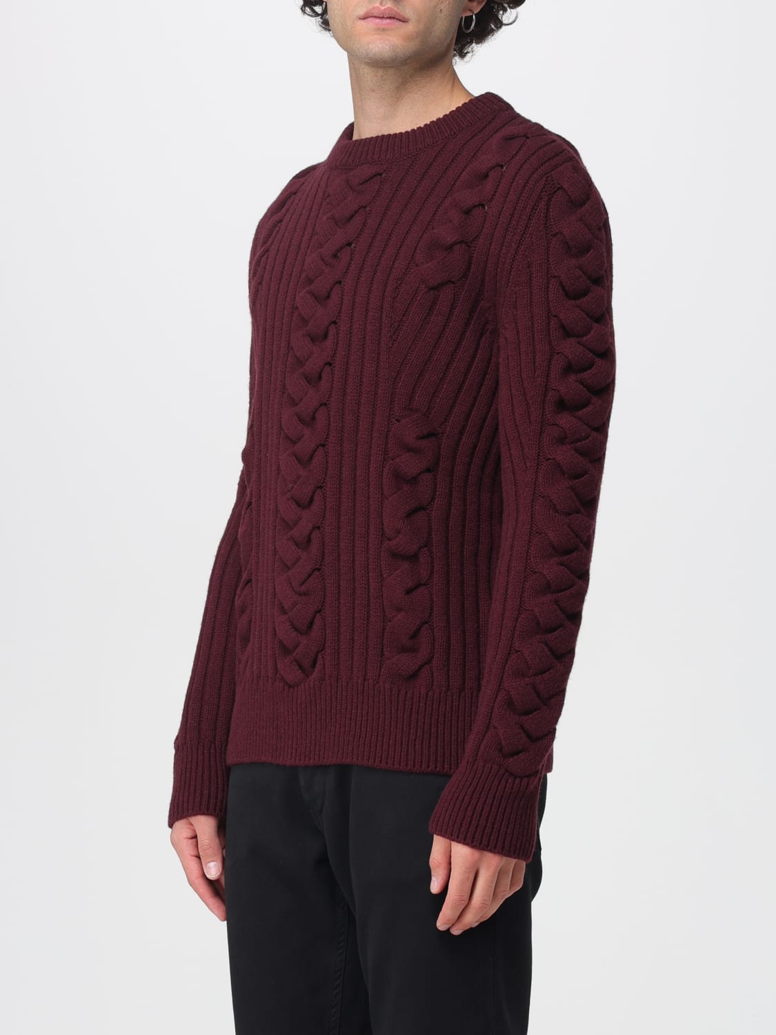MCQUEEN SWEATER: Sweater men McQueen, Burgundy - Img 4