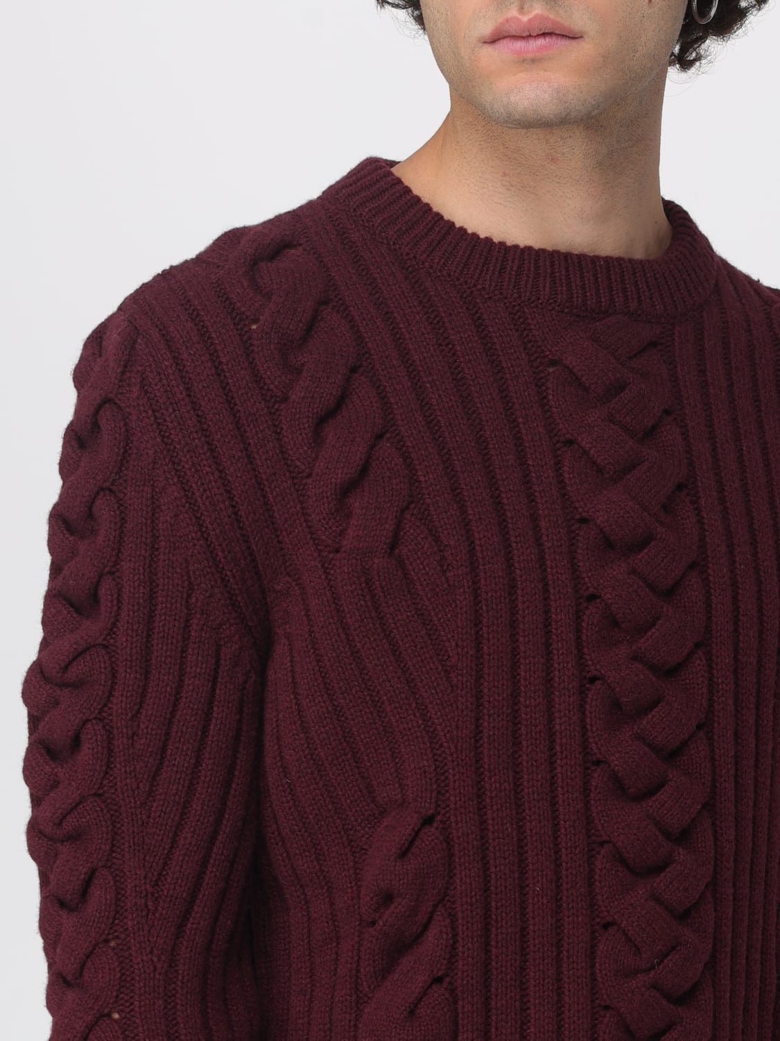 MCQUEEN SWEATER: Sweater men McQueen, Burgundy - Img 5