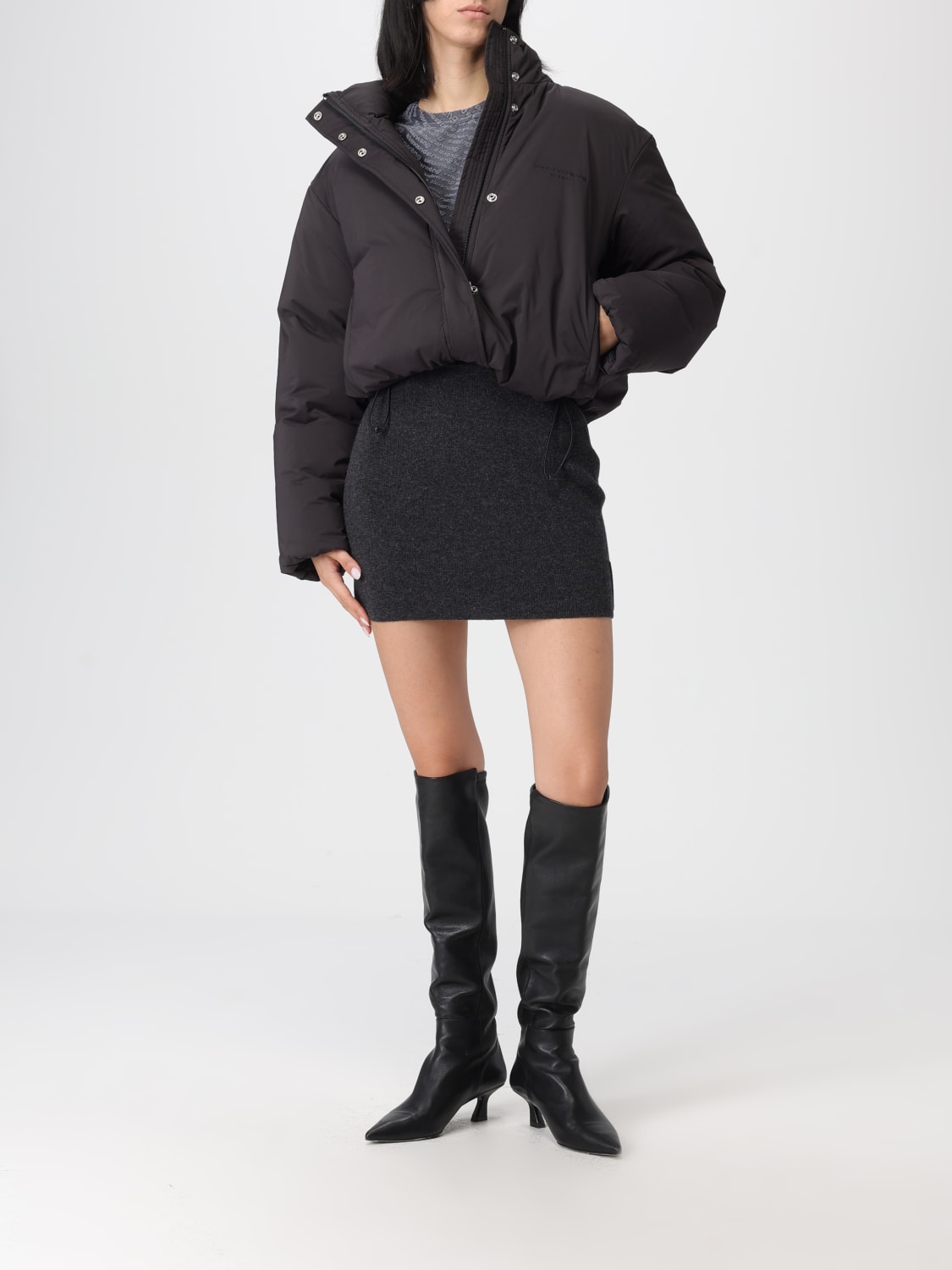 ALEXANDER WANG JUPE: Jupe femme Alexander Wang, Noir - Img 2