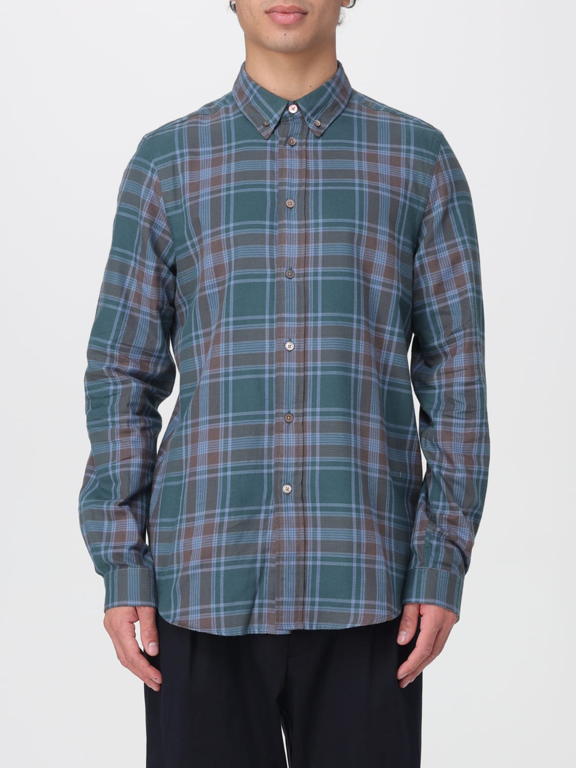 PAUL SMITH SHIRT: Shirt men Paul Smith, Green - Img 1