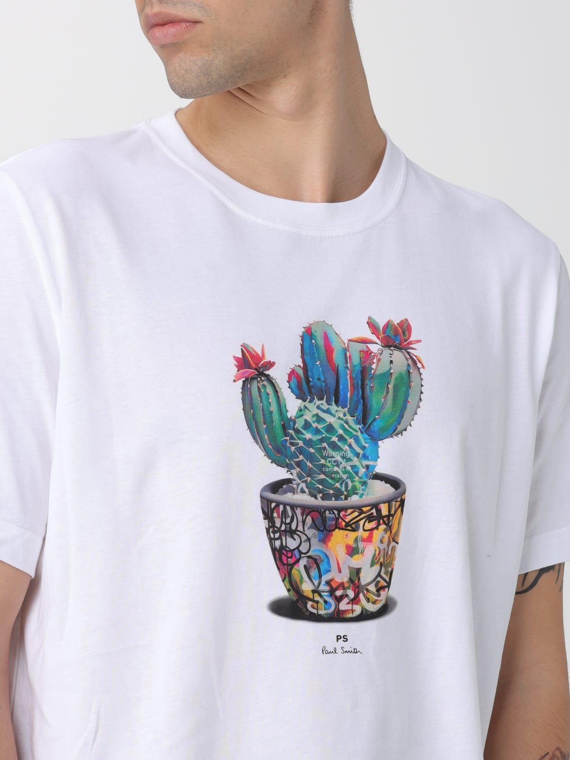 PAUL SMITH T-SHIRT: T-shirt men Paul Smith, White - Img 3