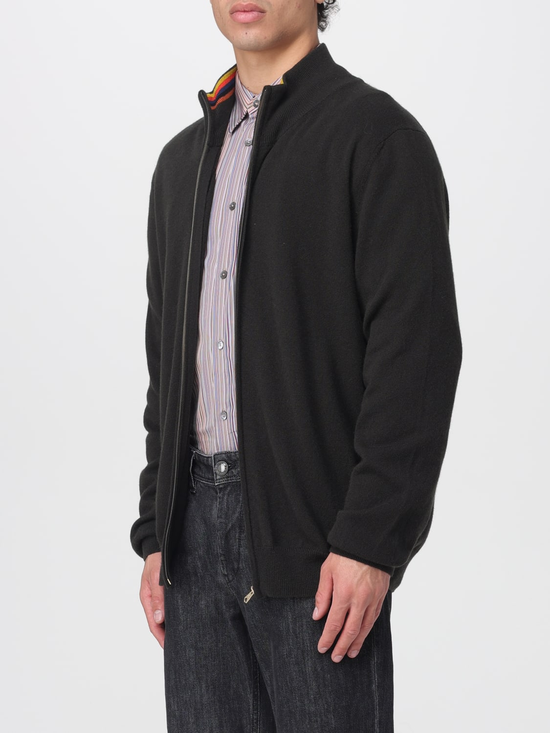 PAUL SMITH SWEATER: Cardigan men Paul Smith, Green - Img 3