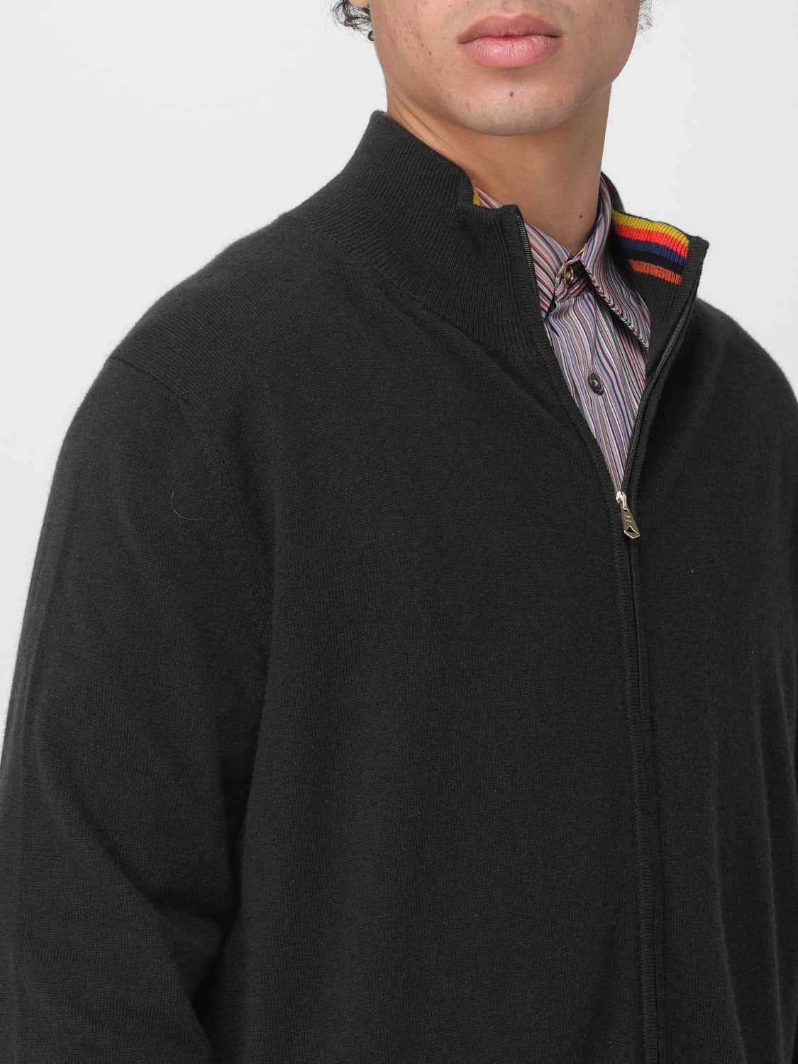 PAUL SMITH SWEATER: Cardigan men Paul Smith, Green - Img 4