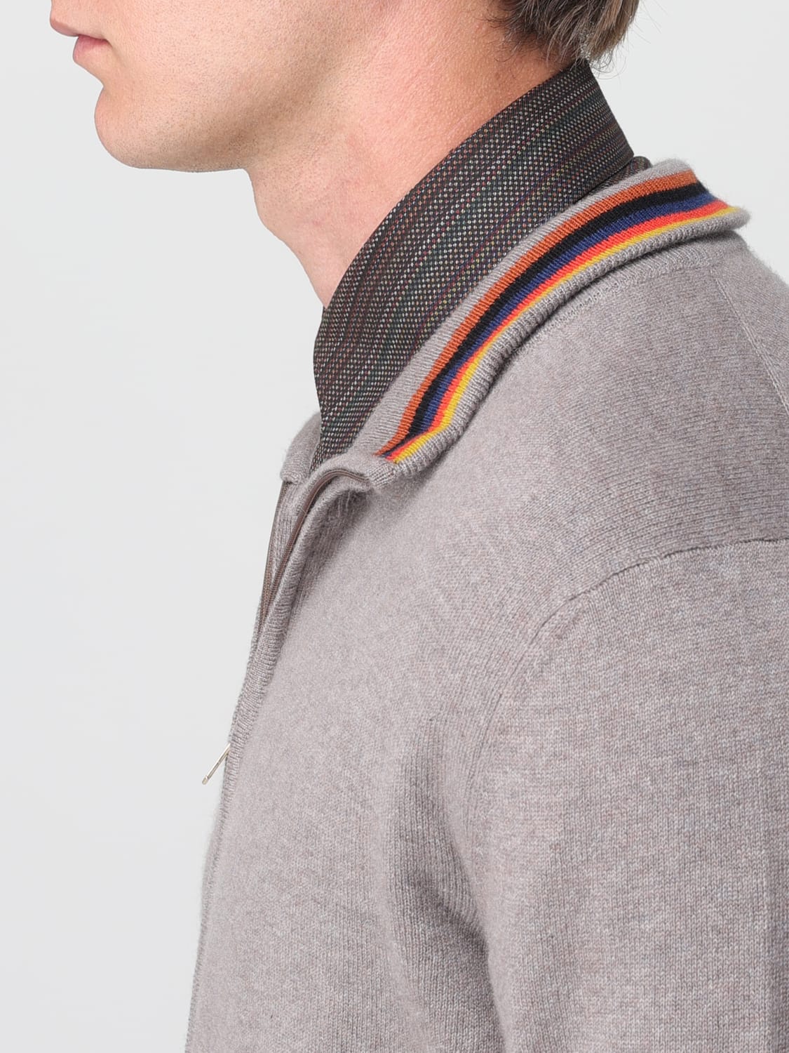 PAUL SMITH СВИТЕР: Кардиган Мужское Paul Smith, Серый - Img 4