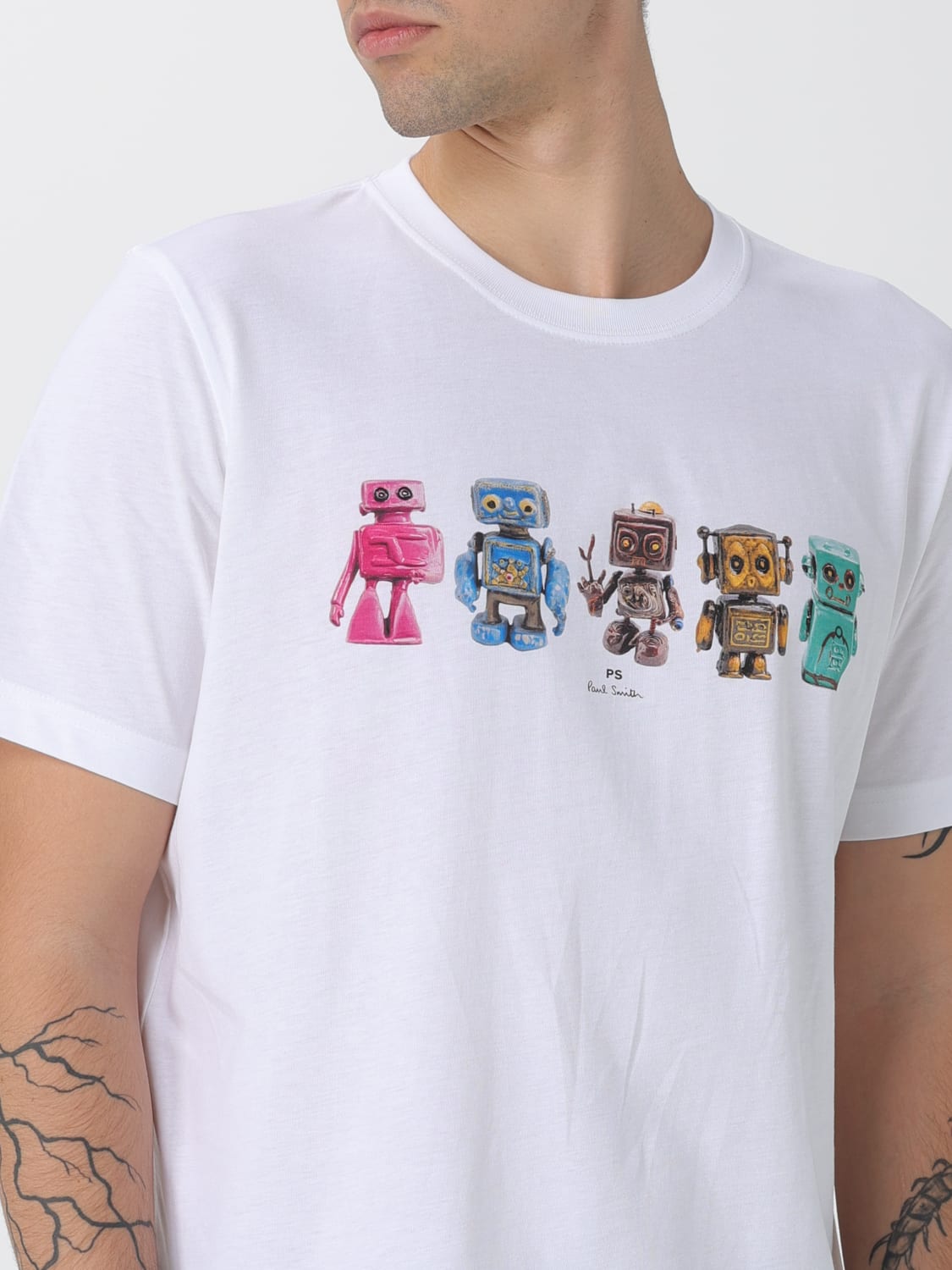 PAUL SMITH T-SHIRT: T-shirt men Paul Smith, White - Img 3