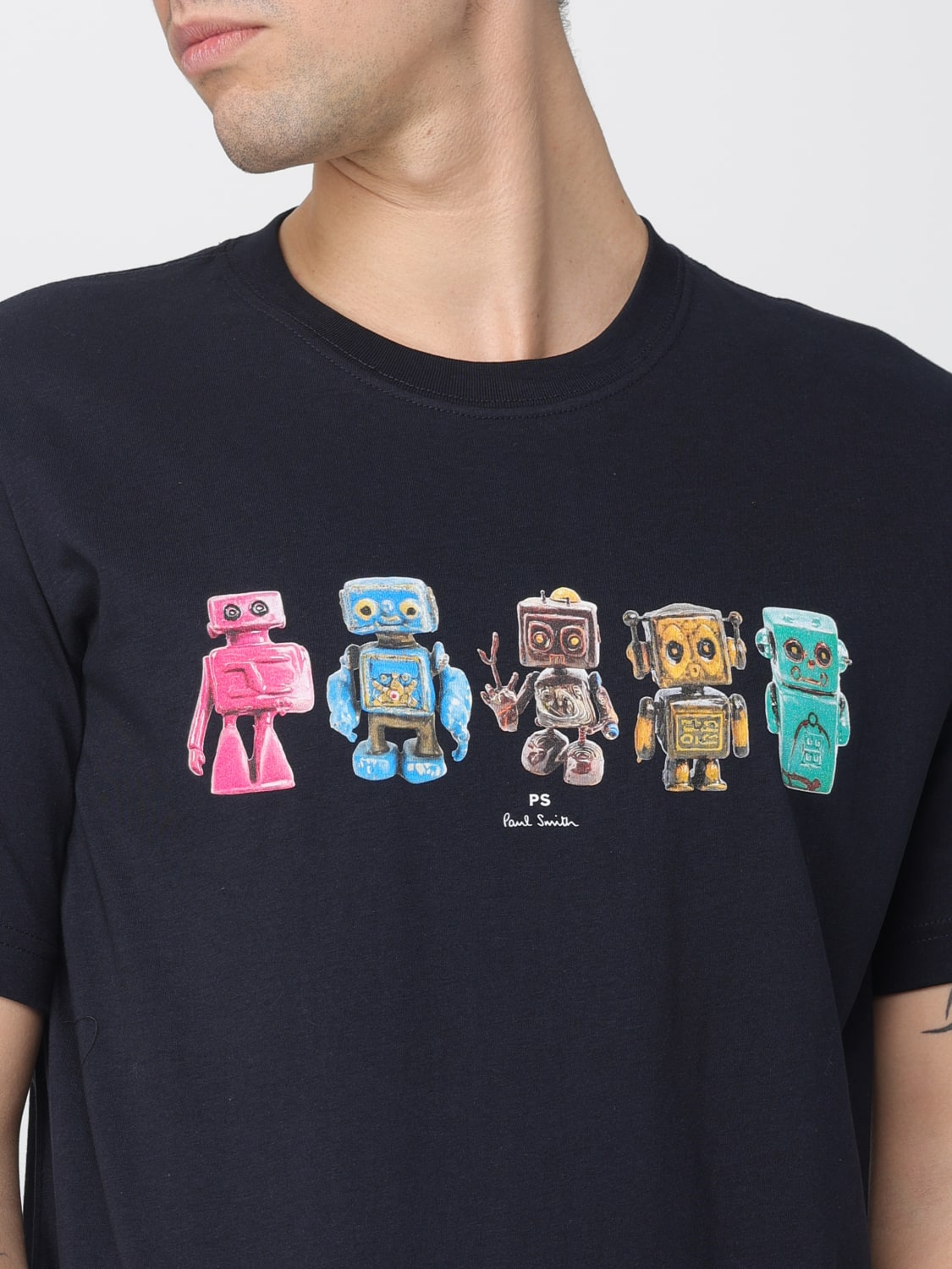 PAUL SMITH T-SHIRT: T-shirt men Paul Smith, Blue - Img 3