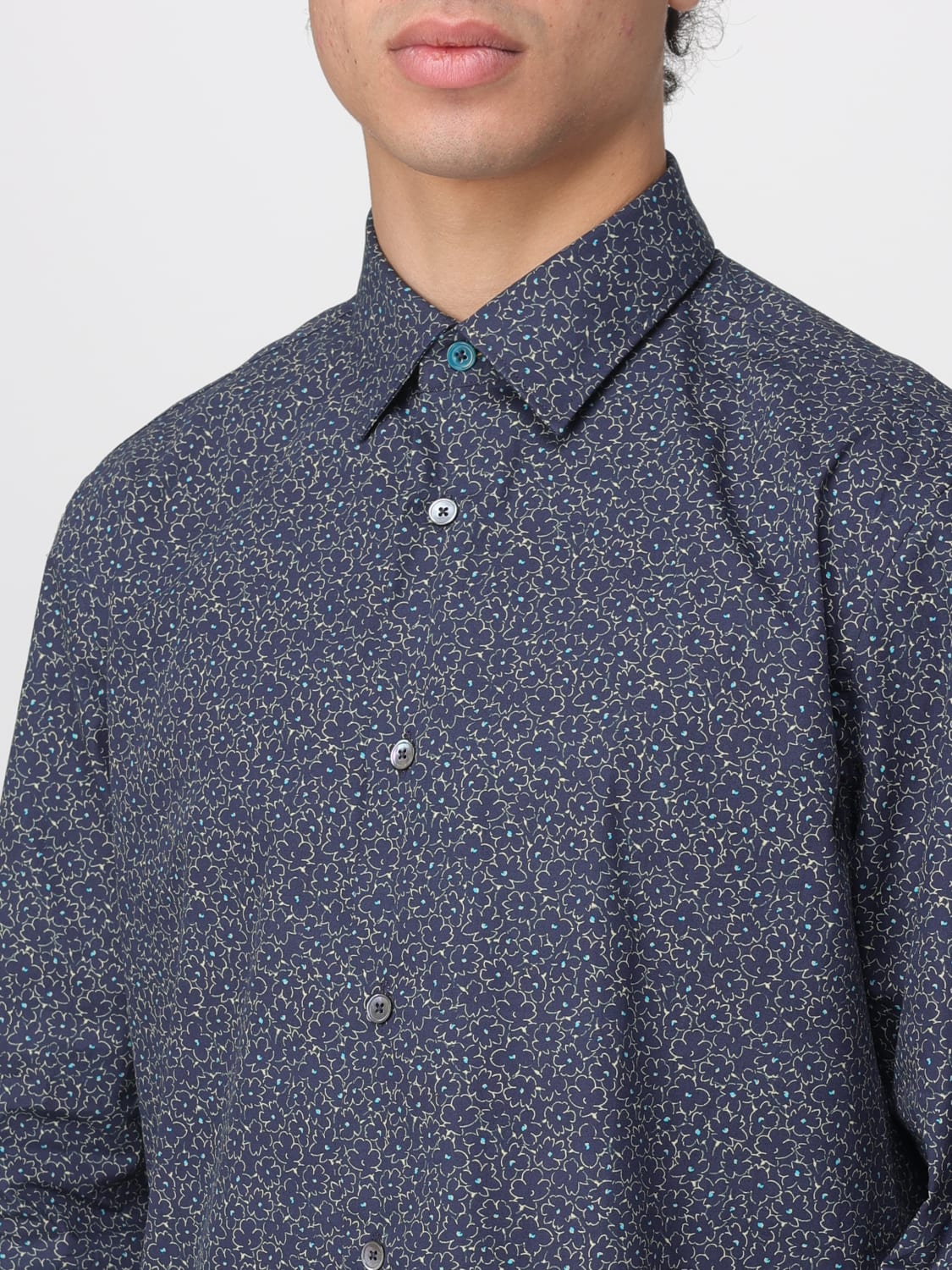 PAUL SMITH SHIRT: Shirt men Paul Smith, Blue 1 - Img 3