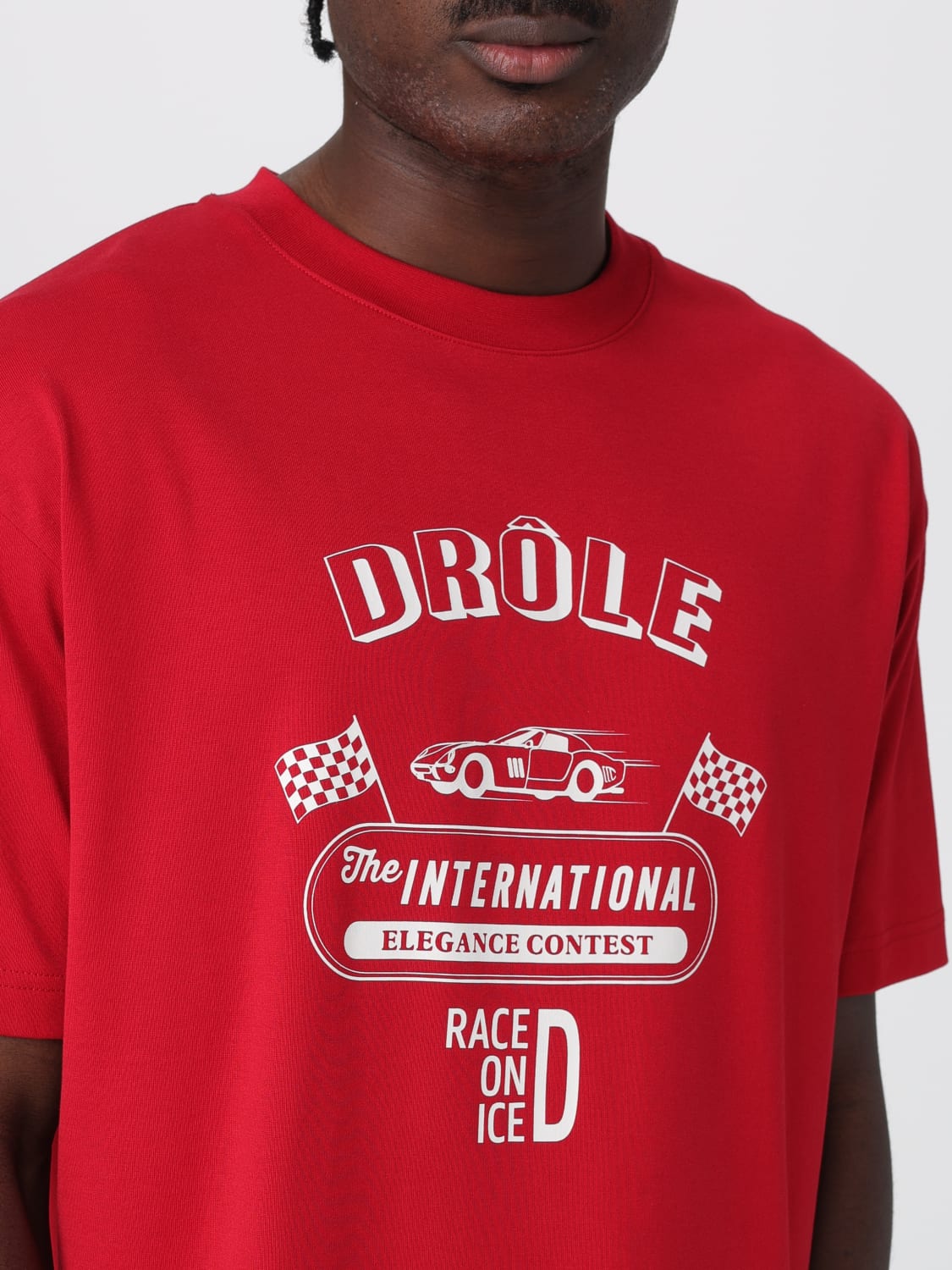 DRÔLE DE MONSIEUR T-SHIRT: T-shirt herren Drôle De Monsieur, Rot - Img 3