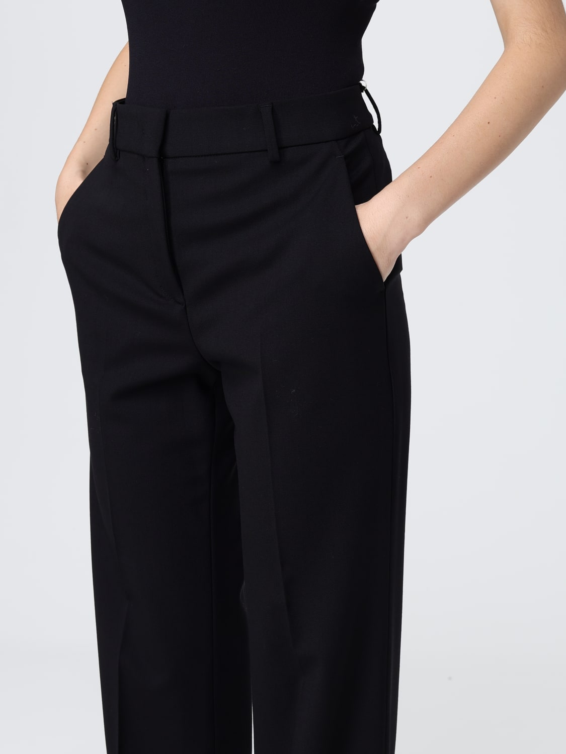 INCOTEX PANTS: Pants woman Incotex, Black - Img 3