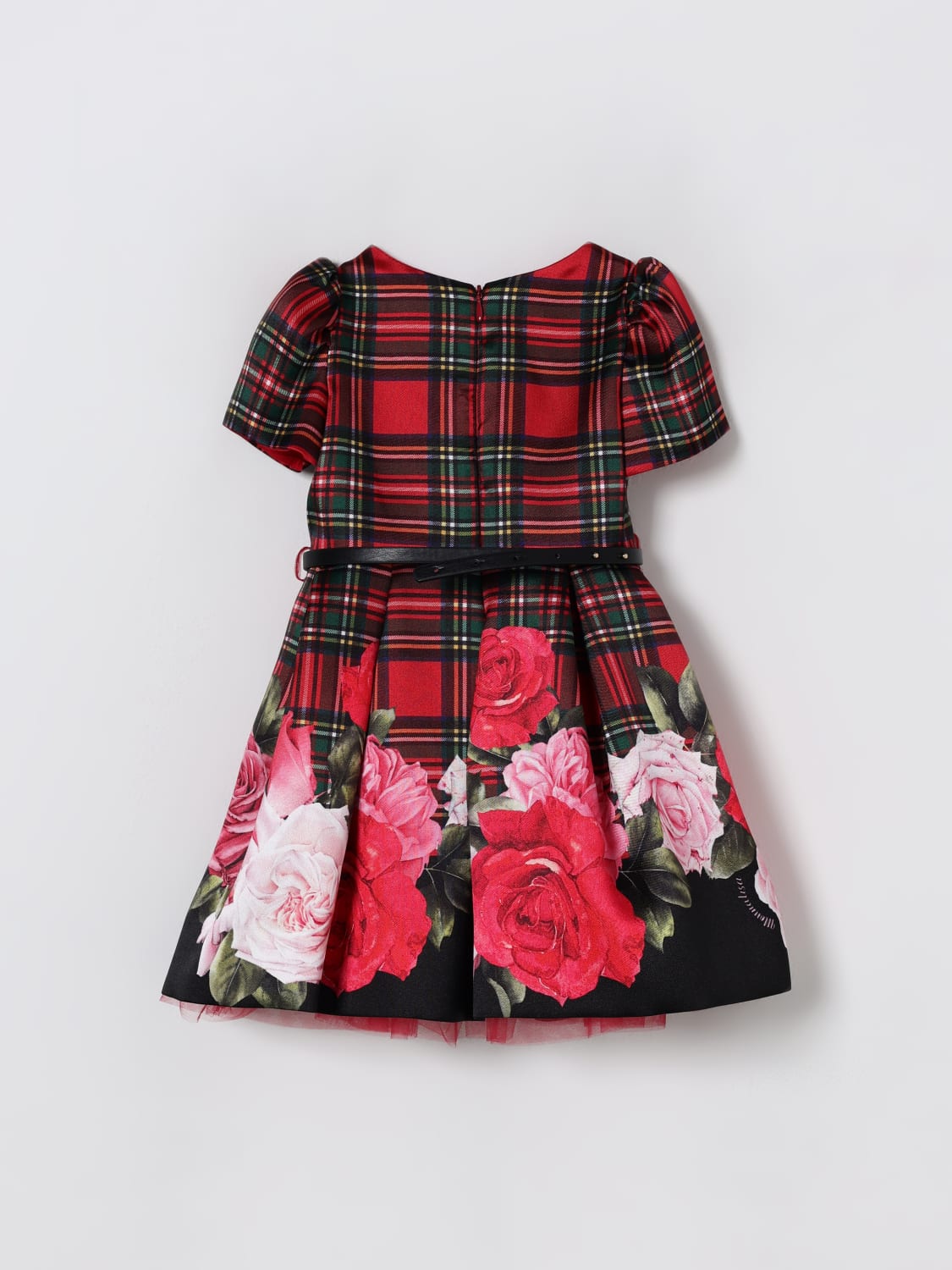 MONNALISA KLEID: Kleid kinder Monnalisa, Rot - Img 2