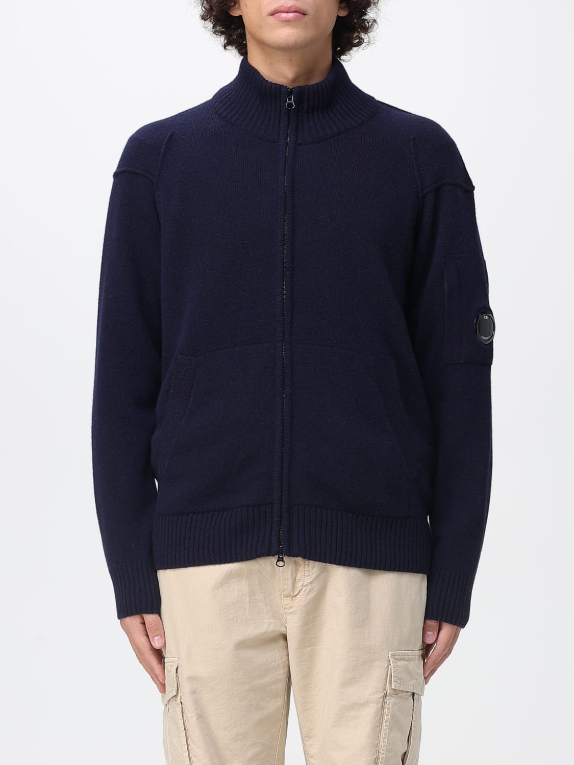C.P. COMPANY SWEATER: Cardigan men C.P. Company, Blue - Img 1