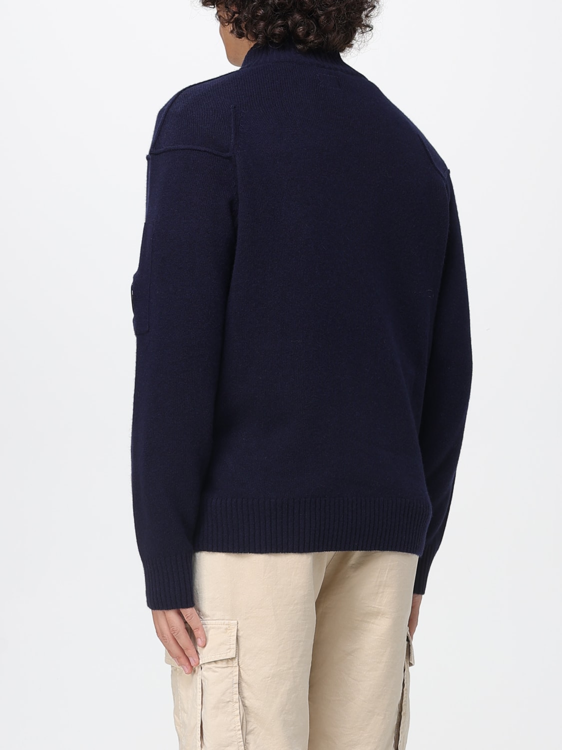 C.P. COMPANY SWEATER: Cardigan men C.P. Company, Blue - Img 2