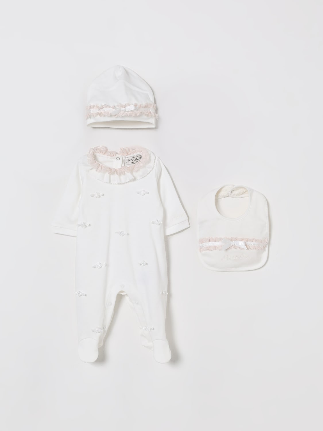 MONNALISA MONO: Pack niños Monnalisa, Nata - Img 1