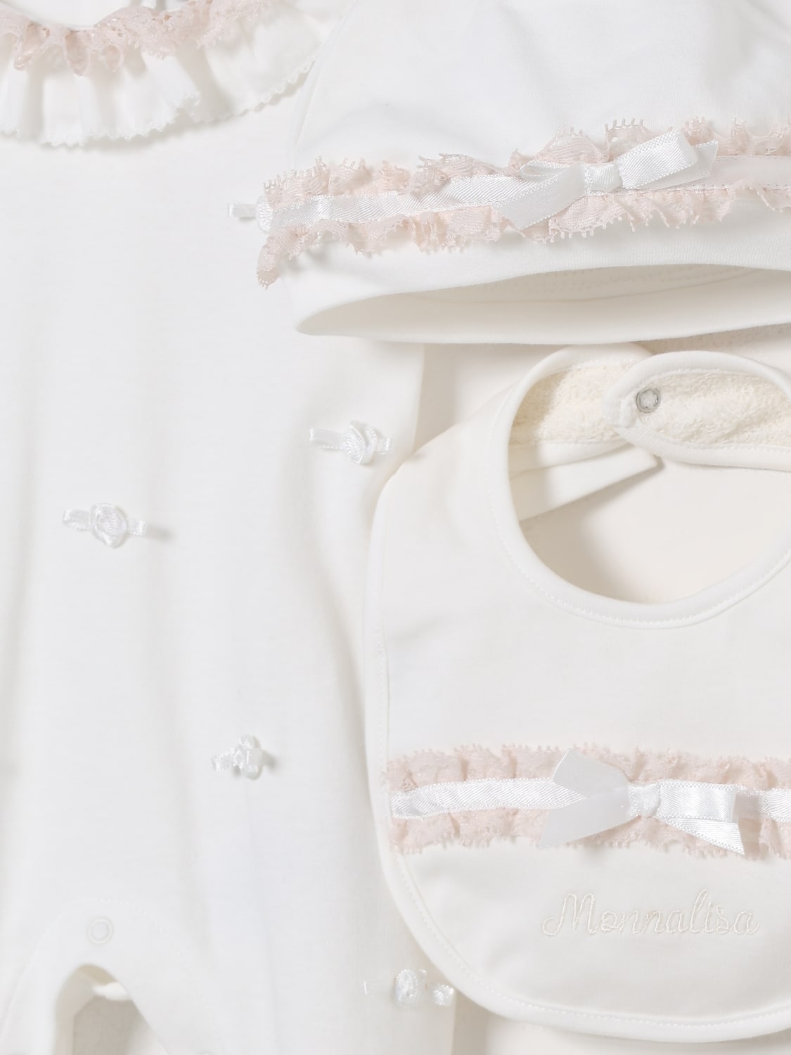 MONNALISA MONO: Pack niños Monnalisa, Nata - Img 3